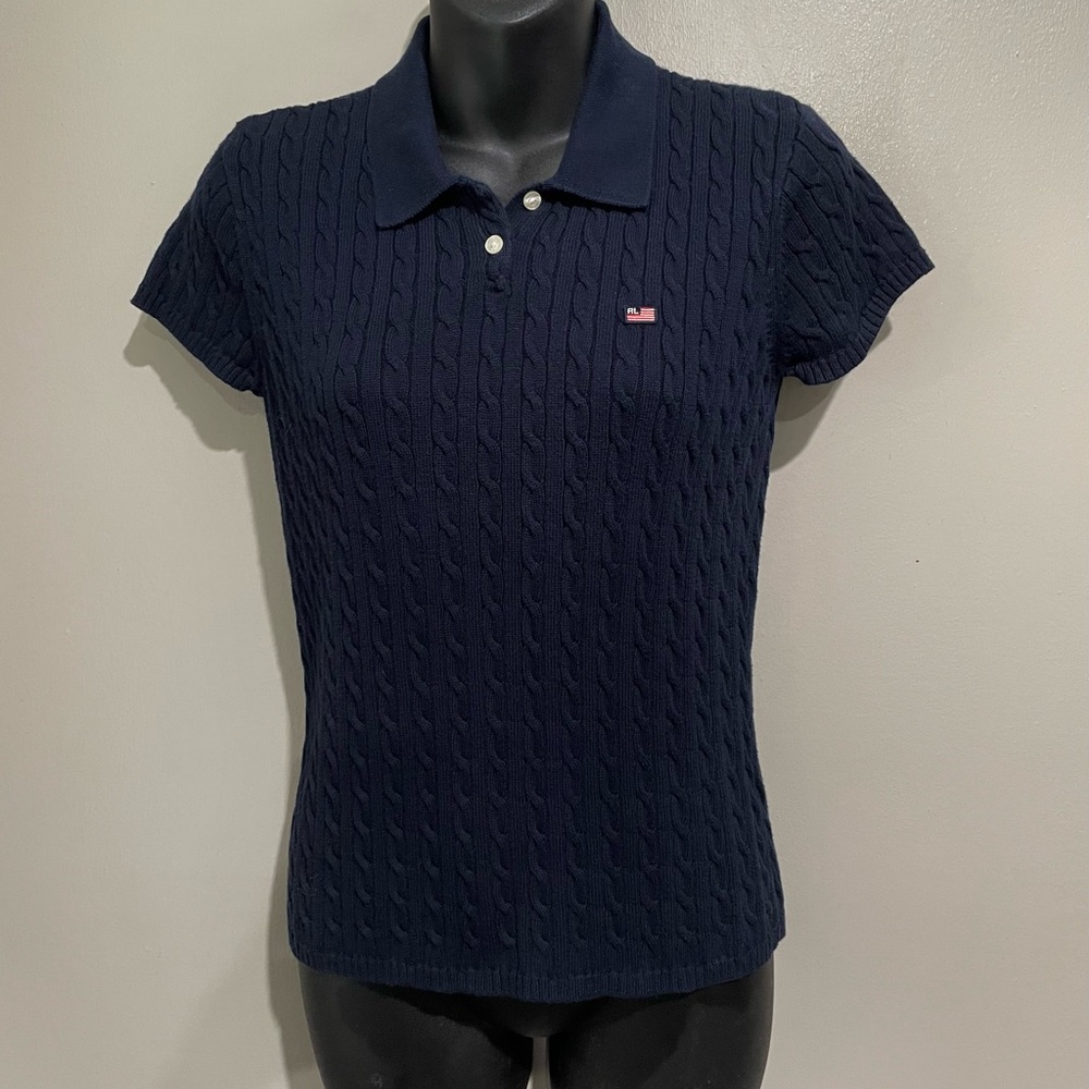 Ralph Lauren Blue Classic Knit Sweater